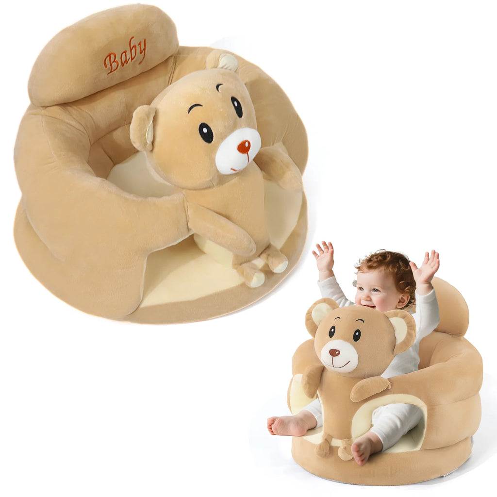 Plush Animal Baby Floor Learning Support Seat Chair