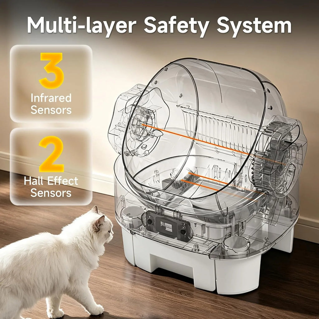 Automatic Self Cleaning Cat Litter Box for Cats