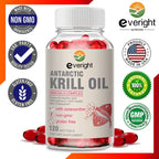 Krill Oil Phospholipid Omega-3 Astaxanthin EPA DHA Softgels