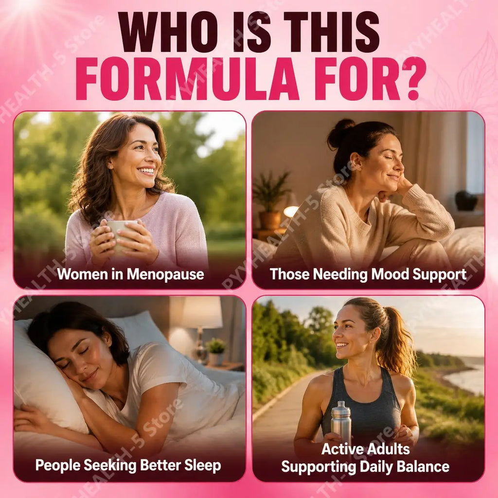 Women's Menopause Support Dietary Supplement Herbal Capsules