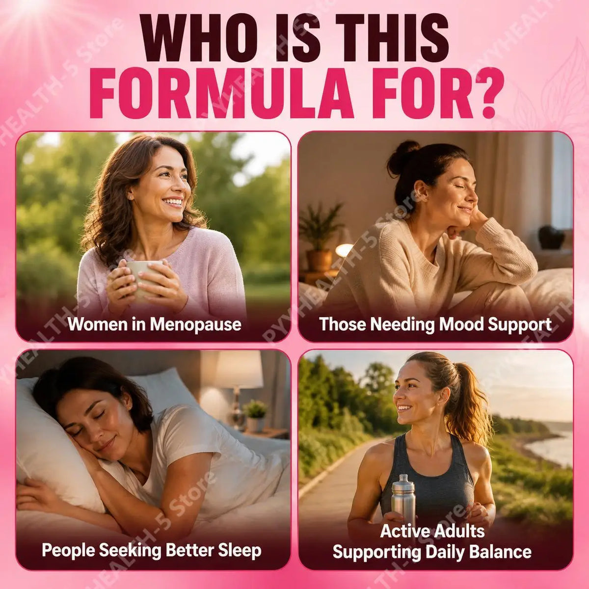 Women's Menopause Support Dietary Supplement Herbal Capsules