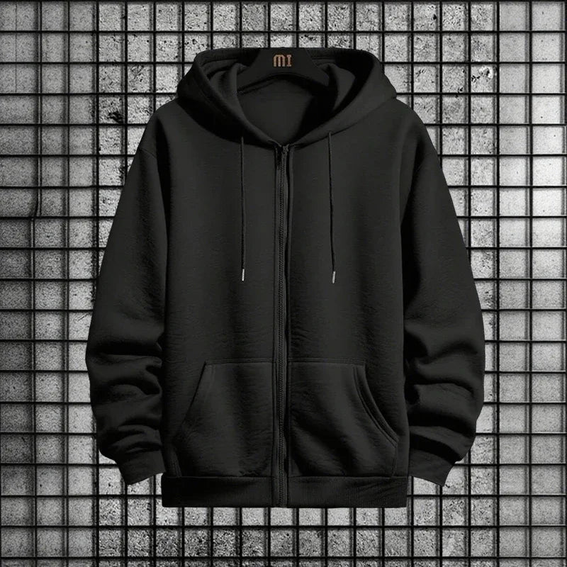 Men's Zipper Hoodie and Sweatpants 2-Piece Set