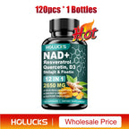 NAD+ Resveratrol Capsules Cell Repair Energy Immune Support