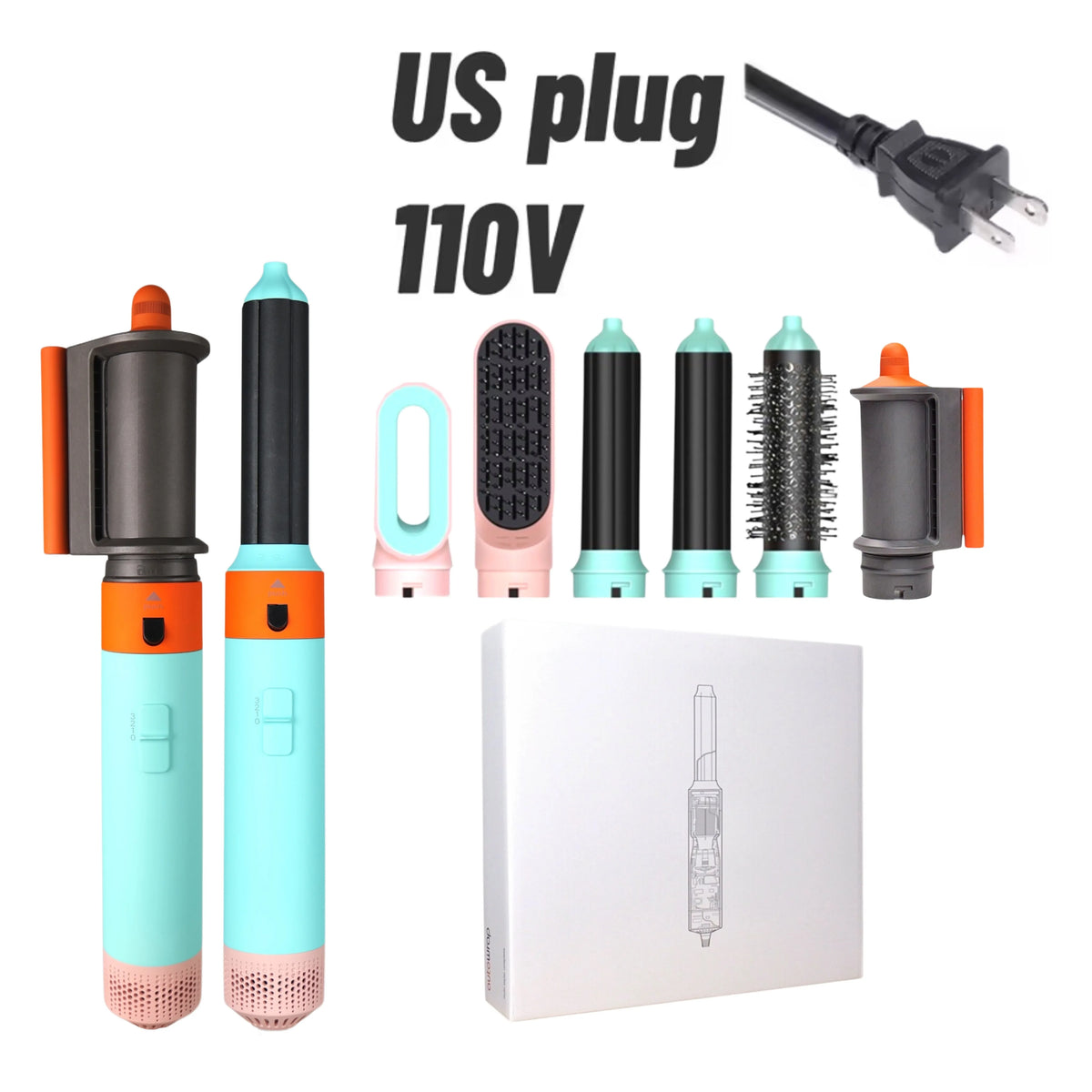 6-in-1 Hair Styler and Hot Air Brush Dryer