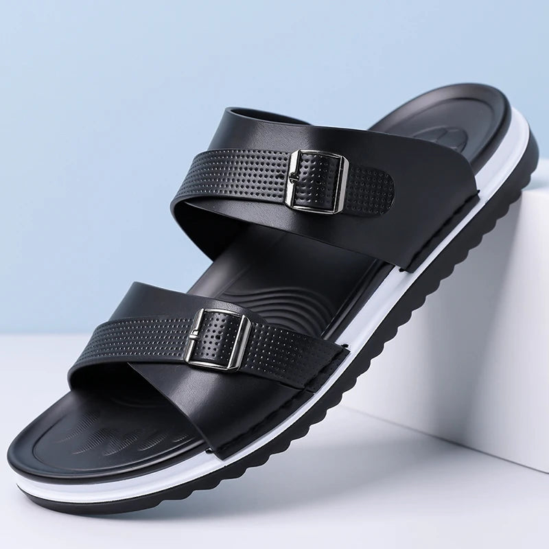 Men's Breathable Soft Sole Anti-Slip Beach Slide Slippers