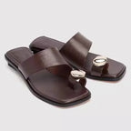 Women's Open Toe Platform Beach Slide Slippers