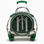 Portable Breathable Rolling Pet Carrier Backpack for Cats Dogs