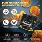 Shilajit Manuka Honey Cognitive Wellness Dietary Supplement Gummies