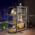 Panoramic Multi-Level Cat Cabinet House Enclosure for Cats