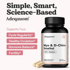 Myo-Inositol & D-Chiro Inositol Capsules for Hormone Balance