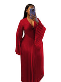 Women's Elegant Dashiki Kaftan Maxi Dress
