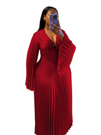 Women's Elegant Dashiki Kaftan Maxi Dress