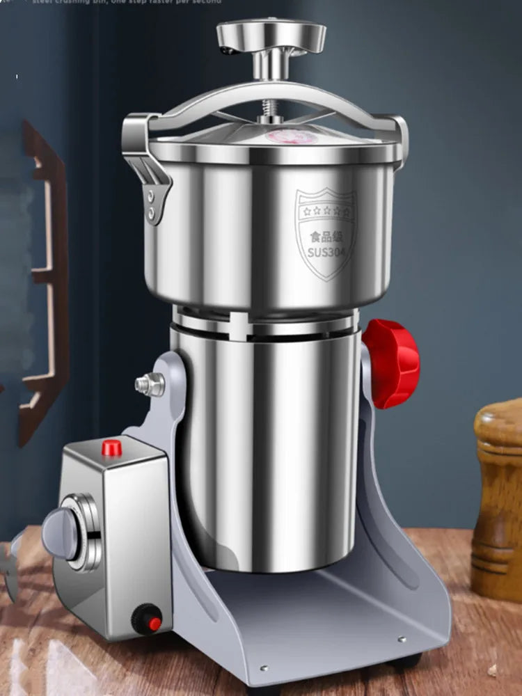 High-Speed Stainless Steel Electric Grain and Spice Grinder