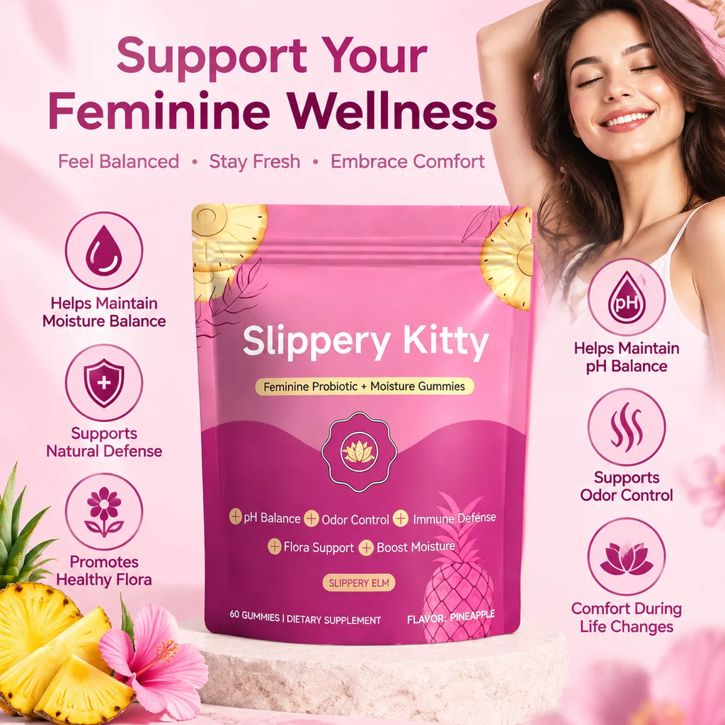 Women's Vitex and Probiotic Feminine Moisture Dietary Supplement Gummies