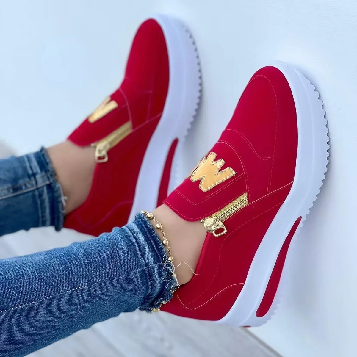 Women's Platform Slip-On Loafers