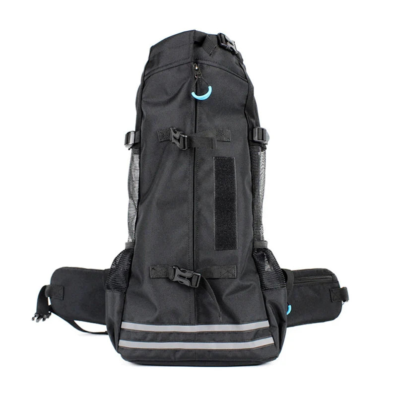 Breathable Pet Backpack Dog Carrier Bag with Waist Belt