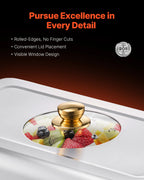 Stainless Steel Chafing Dish Buffet Set with Half Size Pans