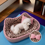 Thickened Elevated Soft Pet Bed for Cats Dogs