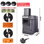 Commercial Electric 3-in-1 Vegetable Chopper and Food Processor