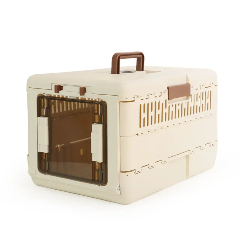 Foldable Pet Travel Carrier Suitcase Bag for Cats Dogs