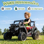 Kids 12V Electric Ride-On UTV Toy with Remote Control