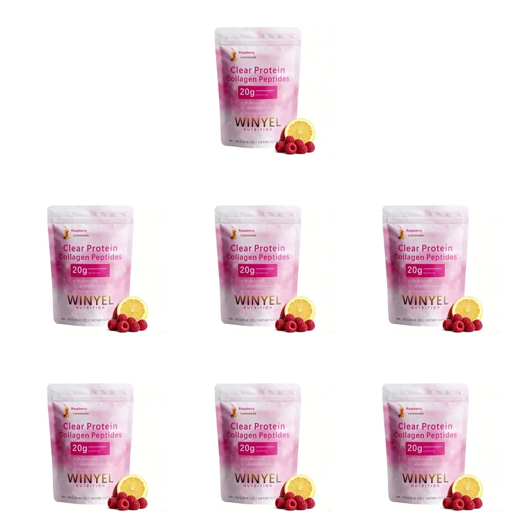 Clear Protein Collagen Peptides Powder Raspberry Lemonade
