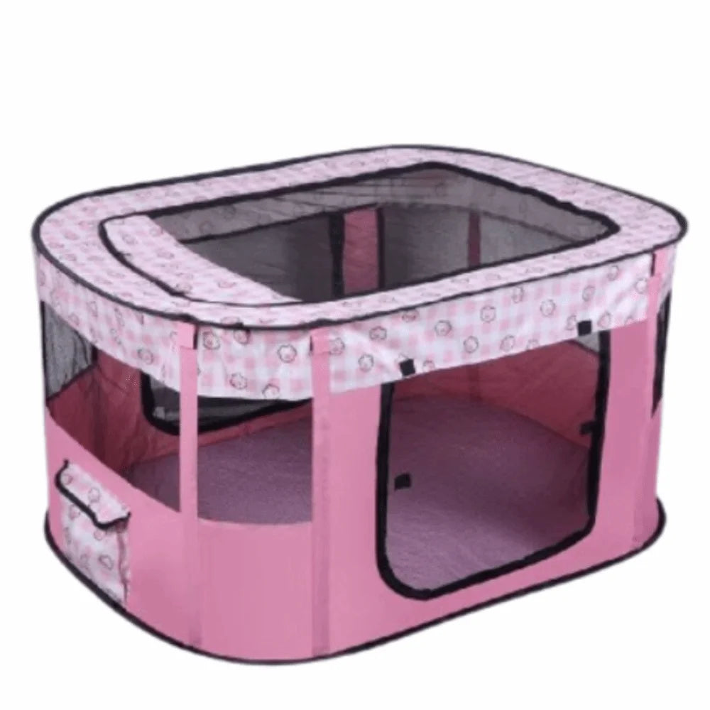 Portable Pet Playpen Folding Cage for Cats Dogs