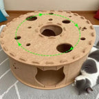 Multi-Hole Felt Cat Tunnel House Scratching Board