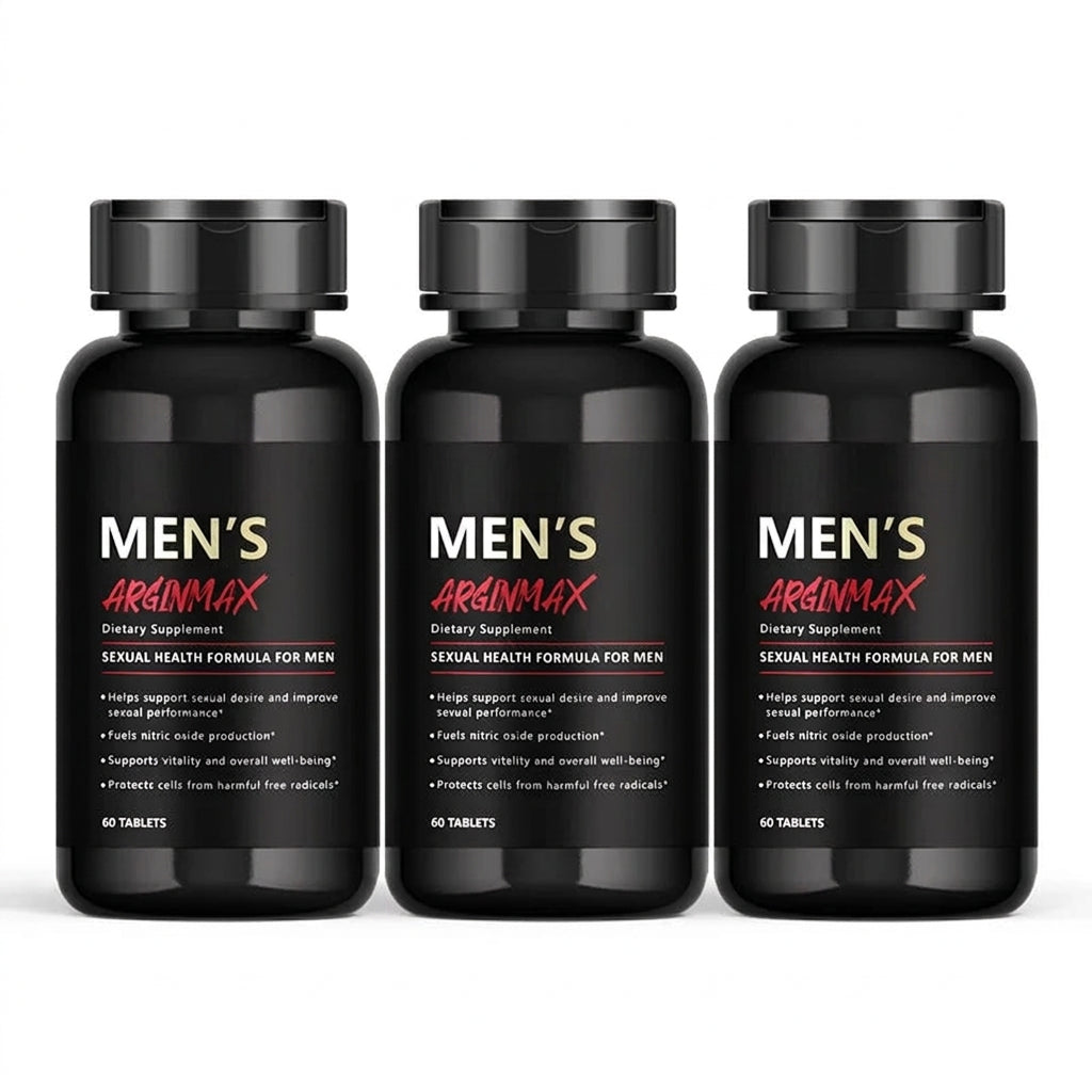 Men's L-Arginine Performance and Endurance Dietary Supplement Tablets