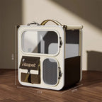 Expandable Large Capacity Breathable Pet Carrier Backpack for Cats Dogs