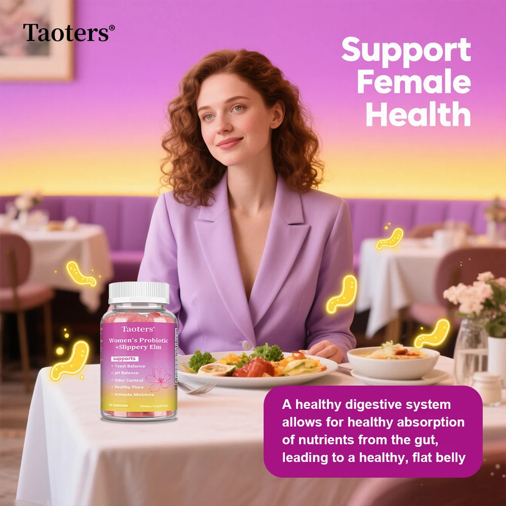 Women Probiotics pH Balance Digestive Dietary Supplement Gummies