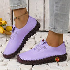 Women's Lace-Up Roman Retro Breathable Sneakers