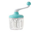 Manual Semi-Automatic Egg Beater with 6-Axis Whisk
