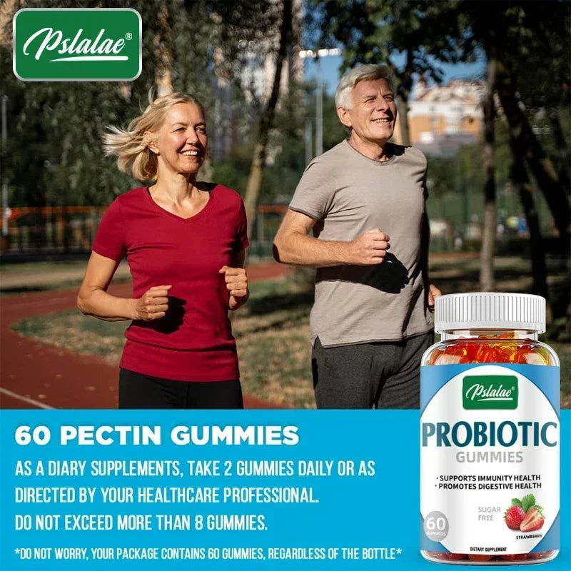 Organic Probiotics Gut Health Digestive Dietary Supplement Gummies