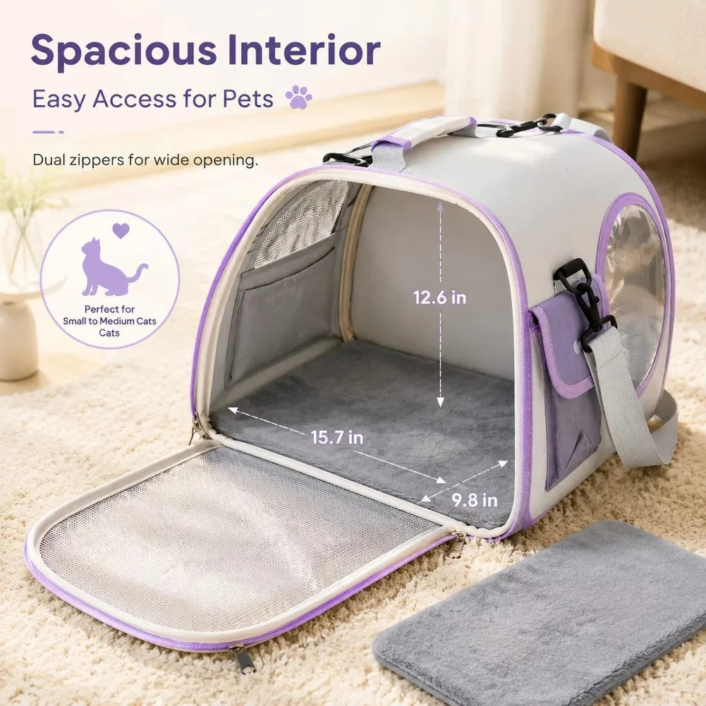 Portable Space Capsule Travel Pet Carrier Bag for Cats Dogs
