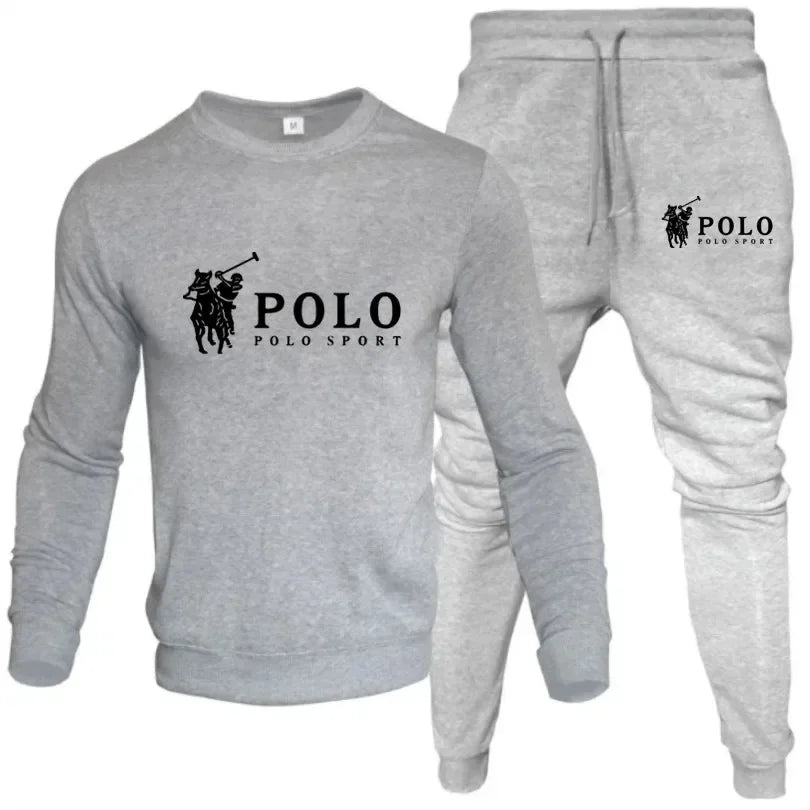 Men's 2-Piece Crewneck Sweatshirt and Jogger Pants Set