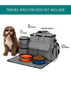 Large 6 PCS Airline Approved Dog Travel Bag Set