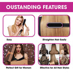 Dual-Purpose Heated Straightening and Curling Comb