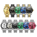 Men's Quartz Stainless Steel Watch with Calendar