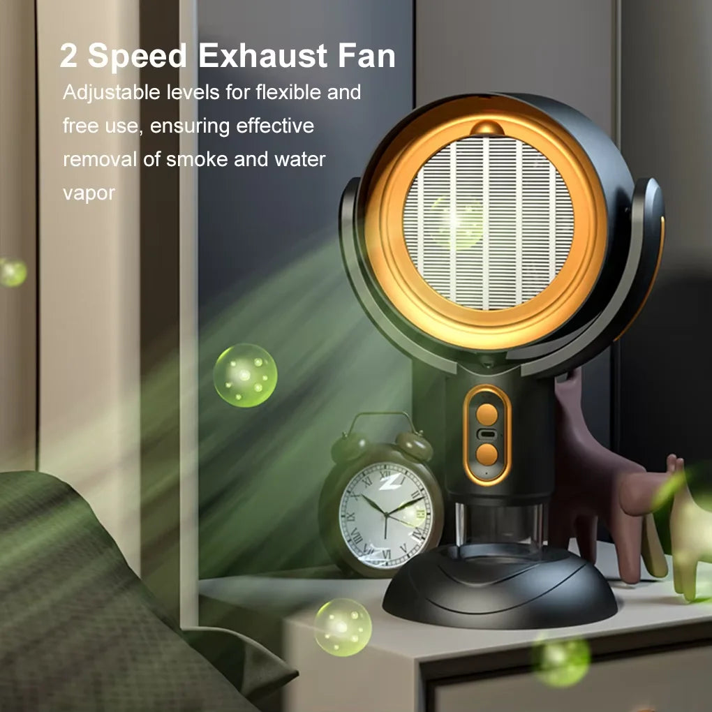 Portable Rechargeable Desktop Range Hood for Indoor BBQ and Hot Pot