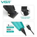 Men Professional Cordless Hair Clipper Rechargeable Trimmer Set
