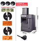 Commercial Electric 3-in-1 Vegetable Chopper and Food Processor