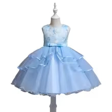 Flower Girl Tulle Lace Princess Dress