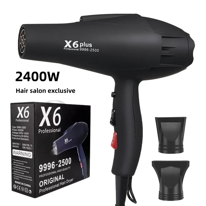 Professional Hair Dryer and Salon Blower X6 2400W