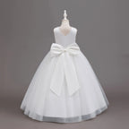 Girls' Tulle Embroidered Ball Gown Flower Girl Dress
