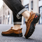 Men's Handmade Leather Slip-On Driving Shoes