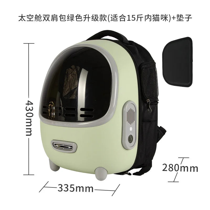 Breathable Space Capsule Pet Carrier Backpack for Cats Dogs