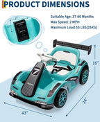 Kids 6V Electric Drift Go Kart Ride-On Toy with Remote Control