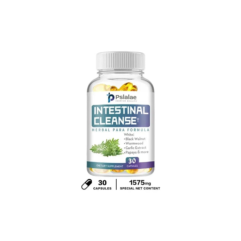 Intestinal Cleanse Herbal Supplement Capsules