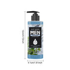 Men Long Lasting Fragrance Shower Gel Deeply Cleansing Exfoliating 3.4 fl oz
